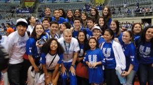 2014 - Turma Super Vôlei no Jogo final Superliga 2013-2014 no Rio de Janeiro