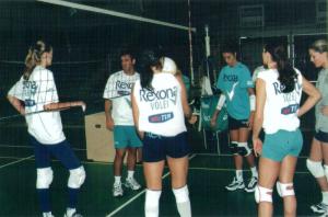 1999 - Treino em Curitiba equipe Rexona temporada 1999-2000 - Foto Luiz Doro