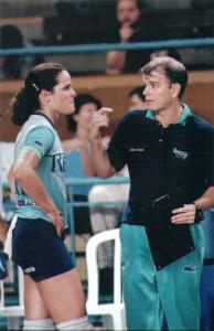 1999 - Bernardinho e Elisangela equipe Rexona temporada 1999-2000 - Foto: Luiz Doro