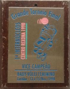1998 - 1º Torneio Internúcleos Etapa Final em Curitiba (13 a 15 de novembro)