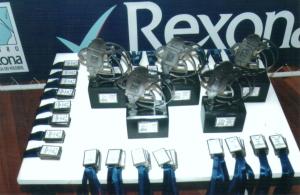 2001 - 4º Torneio Internúcleos - troféu e medalhas