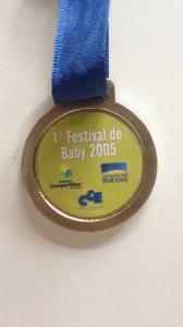 2005 - 1º Festival de Baby Centro Rexona Ades de Voleibol - medalha verso