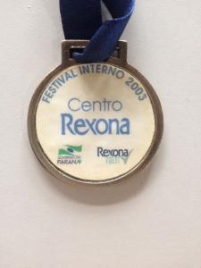 2003 - Festival Interno Centro Rexona - medalha verso