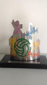 2007 - 10 anos do projeto Rexona - troféu comemorativo entregue aos colaboradores