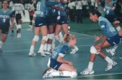 2000 - equipe Rexona bicampeã da Superliga 1999-2000 (15 de abril) - Foto Luiz Doro