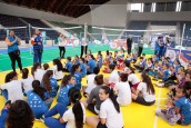 2017 - Aulas transferidas para o Ginásio do Tarumã durante comemoração do 20 anos do projeto (24 de abril) - Foto Daniela Carvalho 