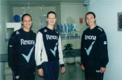 2002 - Jú Costa Edna e Claudia - equipe 2002-03