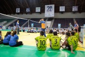 2017 - Participação de alunos de instituições convidadas durante comemoração de 20 anos do projeto de voleibol no Paraná (26 de abril) - Foto Daniela Carvalho