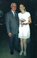2000 - Seu Oscar e prof.Melissa, na Festa Julina Núcleo Central em Curitiba (julho)