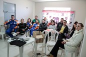 2017 - Capacitação de professores dos Núcleos Paraná durante comemoração no Ginásio do Tarumã (27 de abril) - Foto Daniela Carvalho