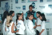 2000 - Walewska e alunas no 3º Torneio Internúcleos etapa Tarumã (setembro)