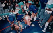 1998 - Final de jogo campeãs da Superliga 1997-98 - Foto Luiz Doro